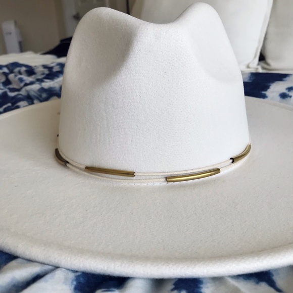 Marcus Adler Metal Trim Panama Hat NWT - Picture 6 of 13